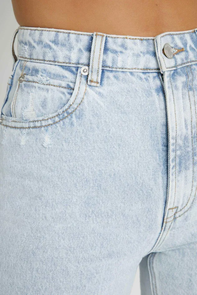 Meshki Denim Women Lauren Straight Leg Jeans 8211 Light Blue Lightblue Meshki Denim Women Lauren Straight Leg Jeans 8211 Light Blue Lightblue