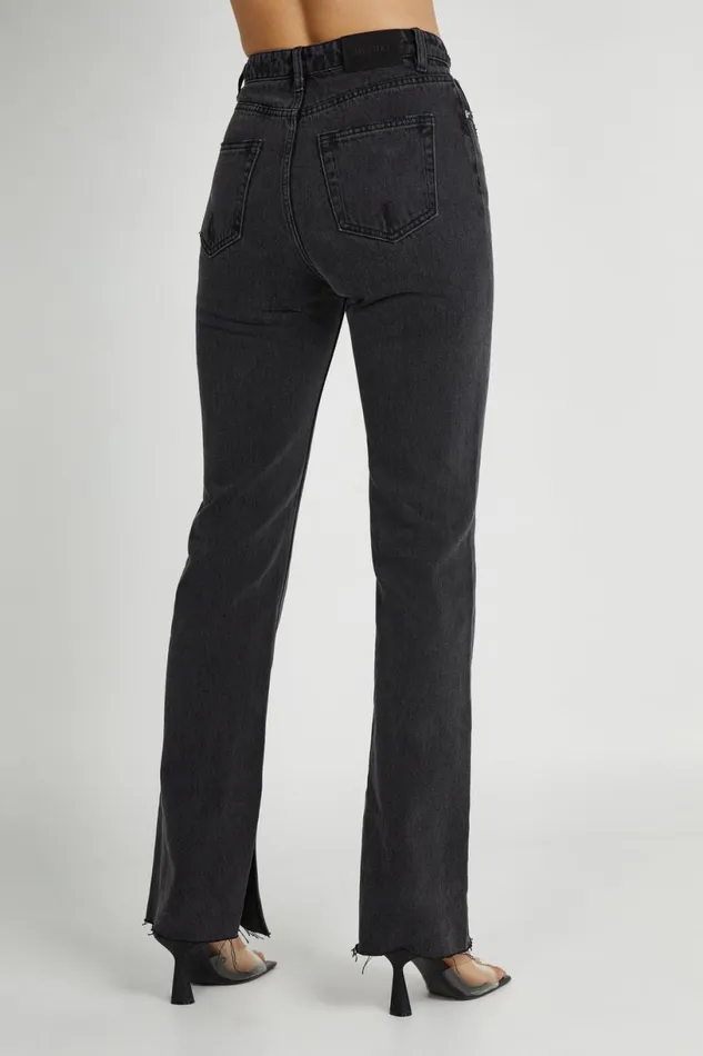 Meshki Denim Women Lauren Straight Leg Jeans 8211 Washed Black Washedblack Meshki Denim Women Lauren Straight Leg Jeans 8211 Washed Black Washedblack