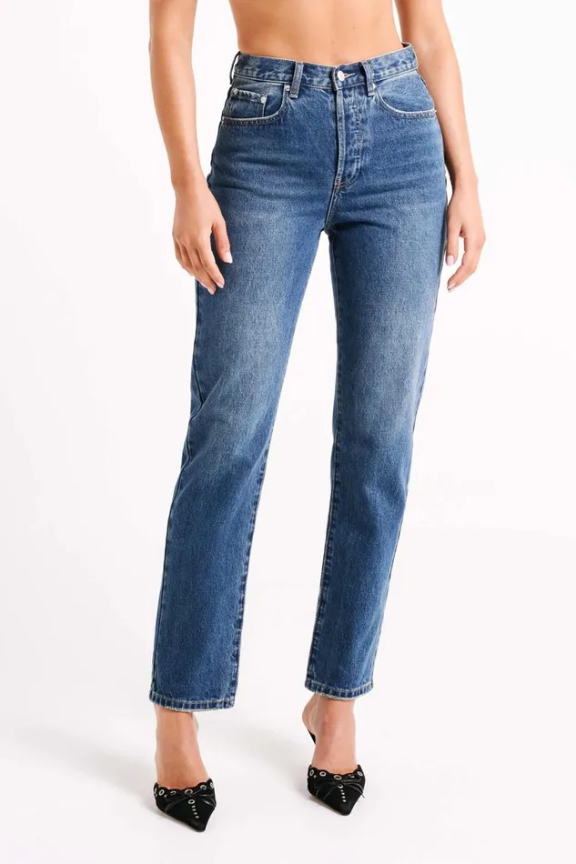 Meshki Denim Women Mattea Denim Jeans 8211 Dark Blue Darkblue