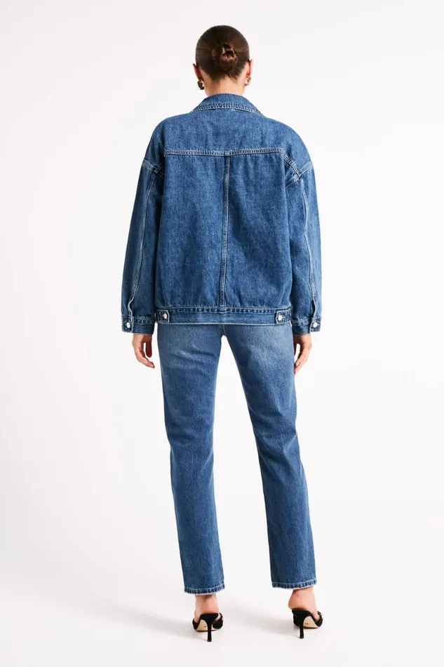 Meshki Denim Women Mattea Denim Jeans 8211 Dark Blue Darkblue