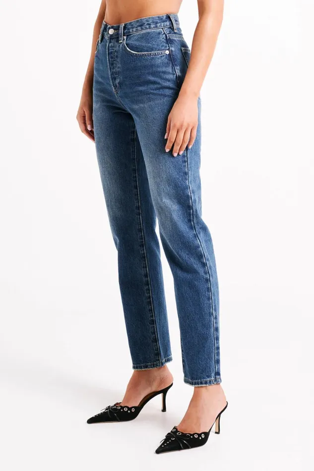 Meshki Denim Women Mattea Denim Jeans 8211 Dark Blue Darkblue