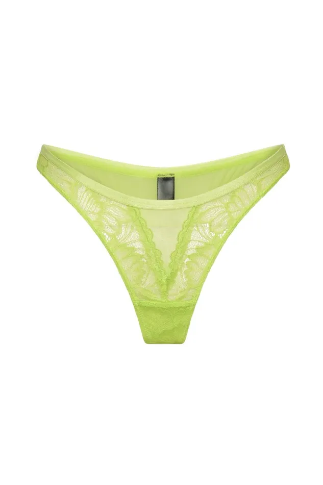 Meshki Intimates Women Milana Lace Cheeky Cut Bottoms 8211 Lime Green Limegreen Meshki Intimates Women Milana Lace Cheeky Cut Bottoms 8211 Lime Green Limegreen