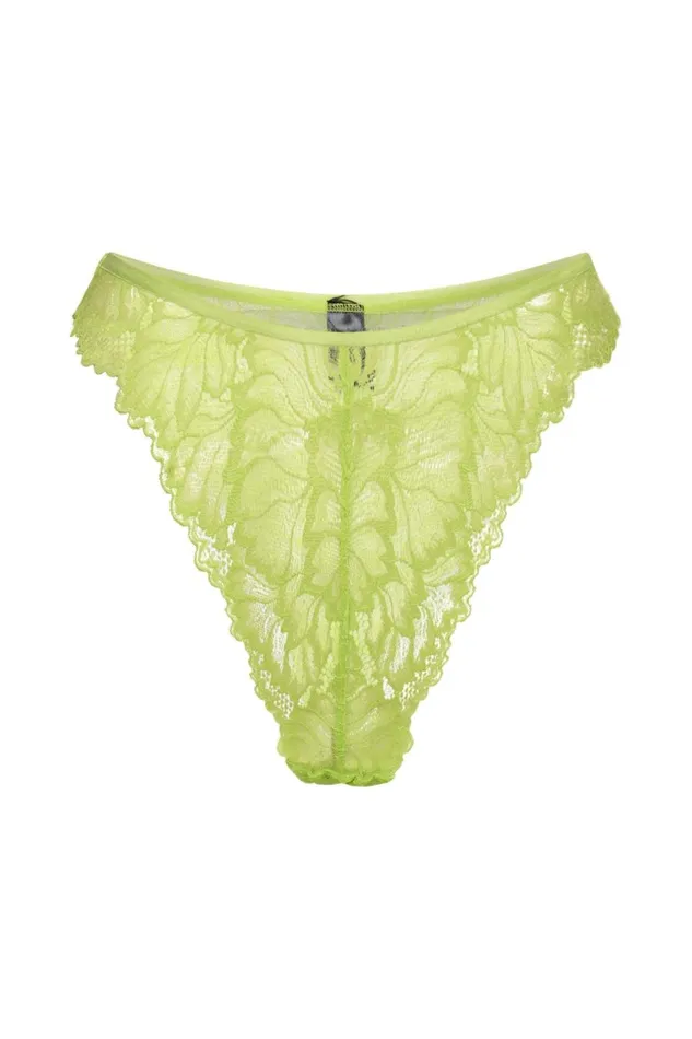 Meshki Intimates Women Sienna Lace Cheeky Cut Bottoms 8211 Lime Green Limegreen Meshki Intimates Women Sienna Lace Cheeky Cut Bottoms 8211 Lime Green Limegreen
