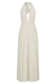 Meshki Jumpsuits and Rompers Women Blanca Linen Halter Jumpsuit 8211 Natural Natural Meshki Jumpsuits and Rompers Women Blanca Linen Halter Jumpsuit 8211 Natural Natural