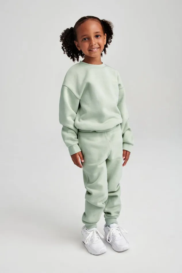 Meshki Kids Women Phoenix Kids Unisex Crewneck Jumper 8211 Light Sage Lightsage Meshki Kids Women Phoenix Kids Unisex Crewneck Jumper 8211 Light Sage Lightsage