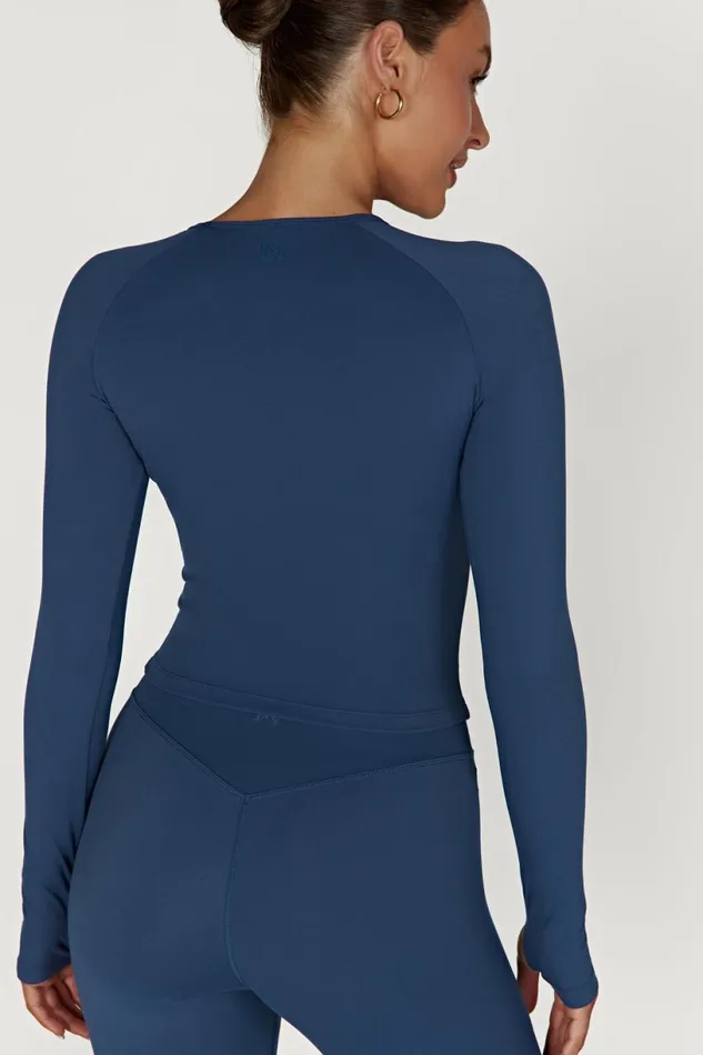 Meshki Long Sleeve Tops Women Venus Long Sleeve Top 8211 Navy Navy