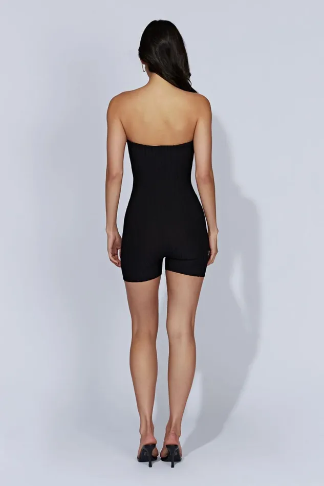 Meshki Maternity Dresses Women Ginny Strapless Knitted Playsuit 8211 Black Black Meshki Maternity Dresses Women Ginny Strapless Knitted Playsuit 8211 Black Black
