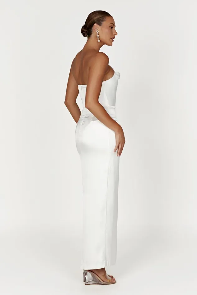 Meshki Maxi Dresses Women Alanis Strapless Maxi Dress 8211 White White