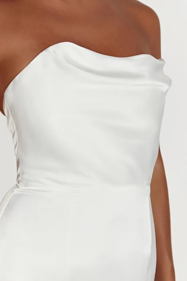 Meshki Maxi Dresses Women Alanis Strapless Maxi Dress 8211 White White