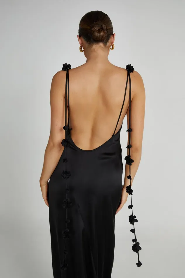 Meshki Maxi Dresses Women Elenora Rose Gown 8211 Black Black