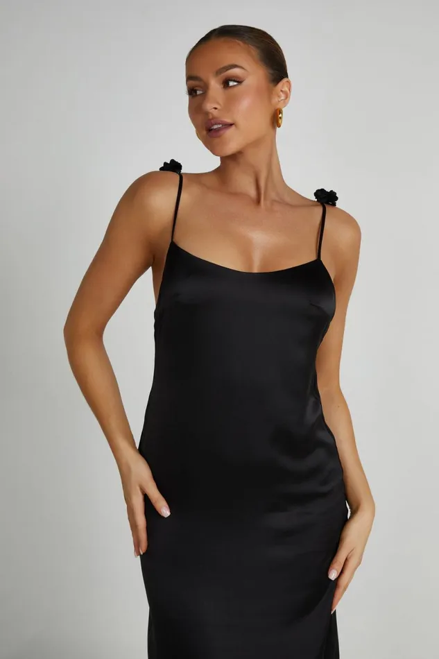 Meshki Maxi Dresses Women Elenora Rose Gown 8211 Black Black
