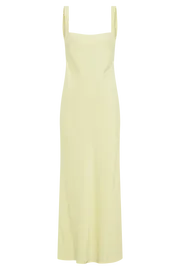 Meshki Maxi Dresses Women Ensley Satin Maxi Dress 8211 Yellow Yellow