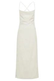 Meshki Maxi Dresses Women Erika Burnout Velvet Maxi Dress 8211 White White