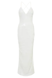 Meshki Maxi Dresses Women Gracie Sequin Maxi Dress 8211 White White