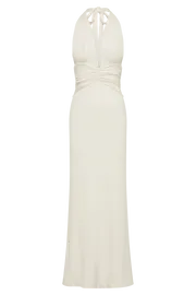 Meshki Maxi Dresses Women Jovanna Slinky Halter Maxi Dress 8211 Sand Sand