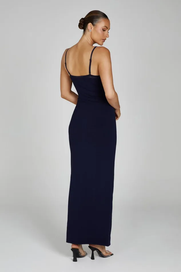 Meshki Maxi Dresses Women Maia Pointelle Knit Maxi Dress 8211 Navy Navy