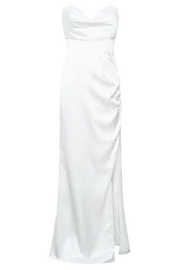 Meshki Maxi Dresses Women Marilyn Corset Gown 8211 White White