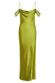 Meshki Maxi Dresses Women Mariposa Off Shoulder Maxi Dress 8211 Parakeet Green Parakeetgreen