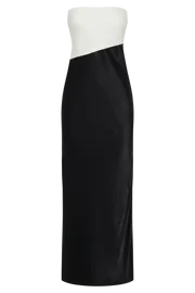 Meshki Maxi Dresses Women Miranda Contrast Maxi Dress 8211 BlackWhite Blackwhite