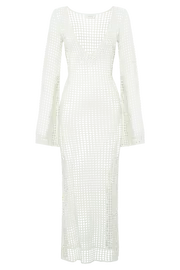 Meshki Maxi Dresses Women Murphy Long Sleeve Crochet Maxi Dress 8211 White White Meshki Maxi Dresses Women Murphy Long Sleeve Crochet Maxi Dress 8211 White White