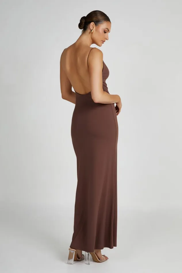 Meshki Maxi Dresses Women Nikkita Recycled Nylon Strappy Maxi Dress 8211 Mocha Mocha Meshki Maxi Dresses Women Nikkita Recycled Nylon Strappy Maxi Dress 8211 Mocha Mocha