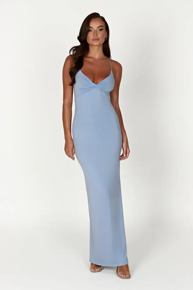Meshki Maxi Dresses Women Sinead Twist Maxi Dress 8211 Powder Blue Powderblue