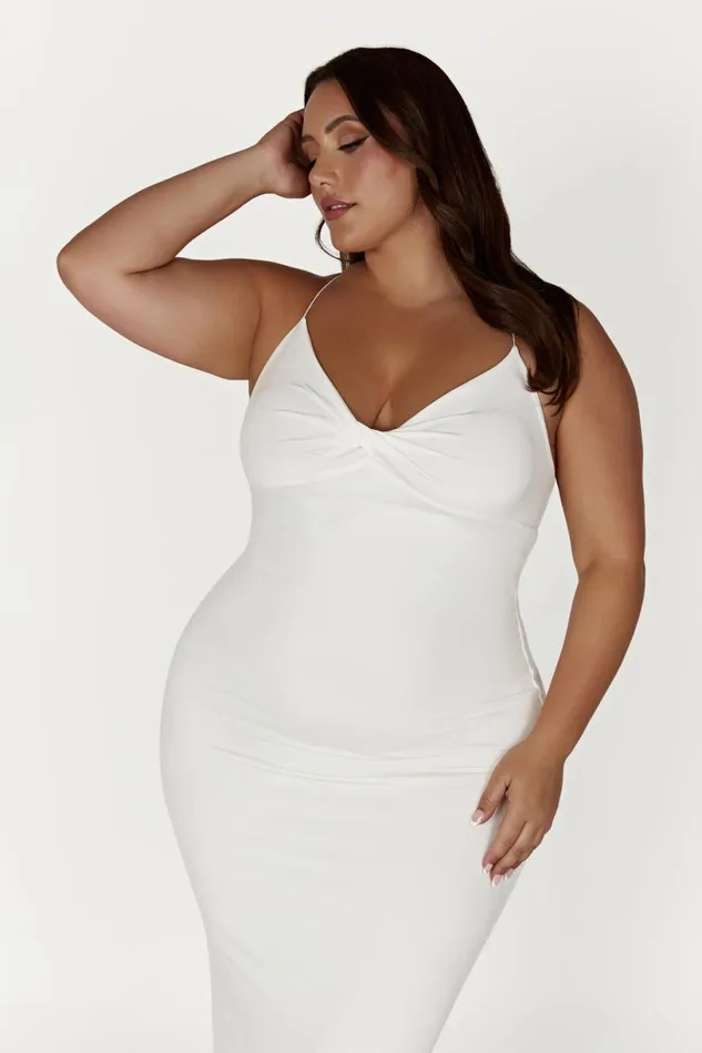 Meshki Maxi Dresses Women Sinead Twist Maxi Dress 8211 White White
