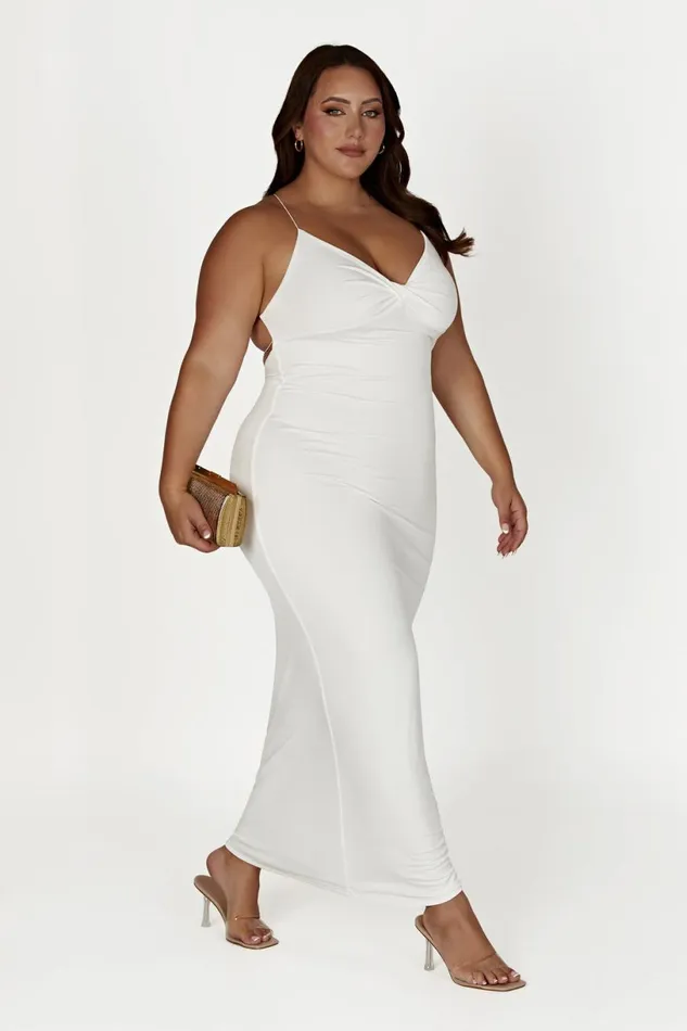 Meshki Maxi Dresses Women Sinead Twist Maxi Dress 8211 White White