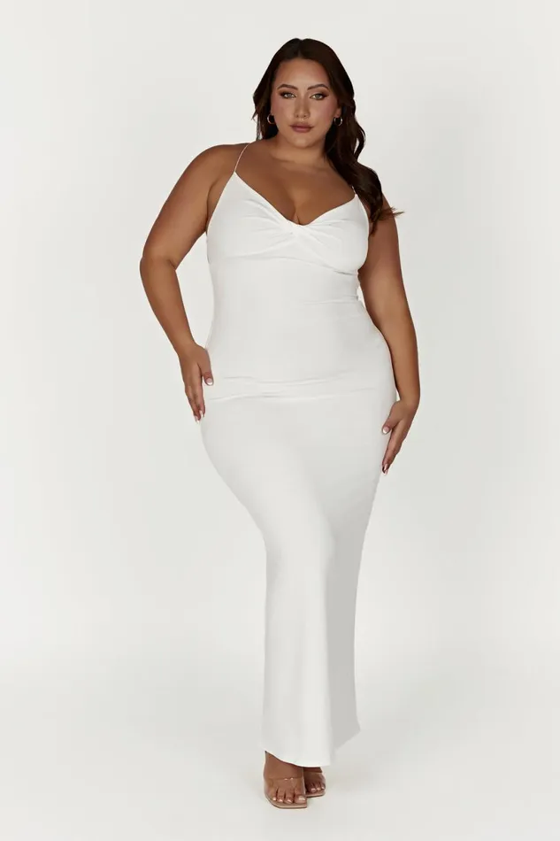 Meshki Maxi Dresses Women Sinead Twist Maxi Dress 8211 White White