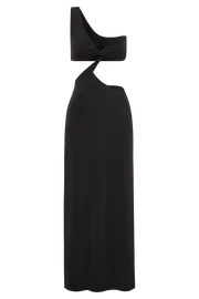 Meshki Maxi Dresses Women Solana One Shoulder Maxi Dress 8211 Black Black
