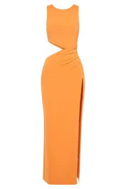 Meshki Maxi Dresses Women Vienna Slinky Maxi Dress 8211 Orange Orange