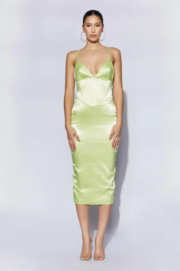 Meshki Midi Dresses Women Brie Corset Midi Dress 8211 Pistachio Green Pistachiogreen Meshki Midi Dresses Women Brie Corset Midi Dress 8211 Pistachio Green Pistachiogreen