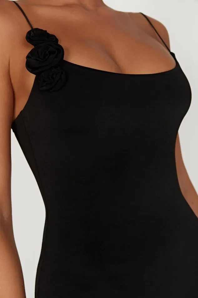 Meshki Midi Dresses Women Nevaeh Rose Midi Dress 8211 Black Black