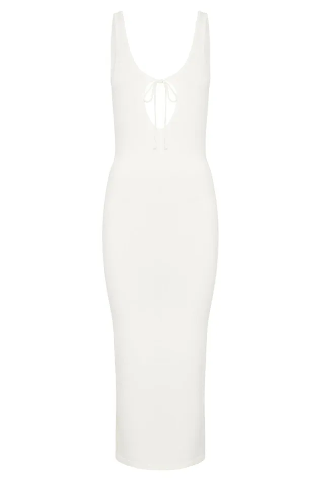 Meshki Midi Dresses Women Nola Cut Out Knit Midi Dress 8211 Off White Offwhite Meshki Midi Dresses Women Nola Cut Out Knit Midi Dress 8211 Off White Offwhite