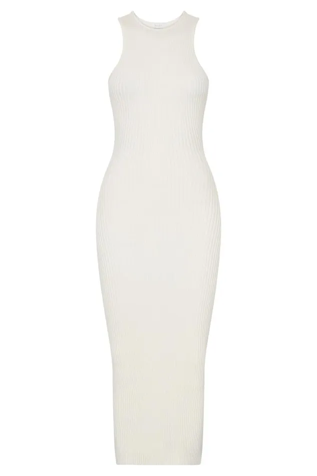 Meshki Midi Dresses Women Sienna Knit Midi Dress 8211 White White