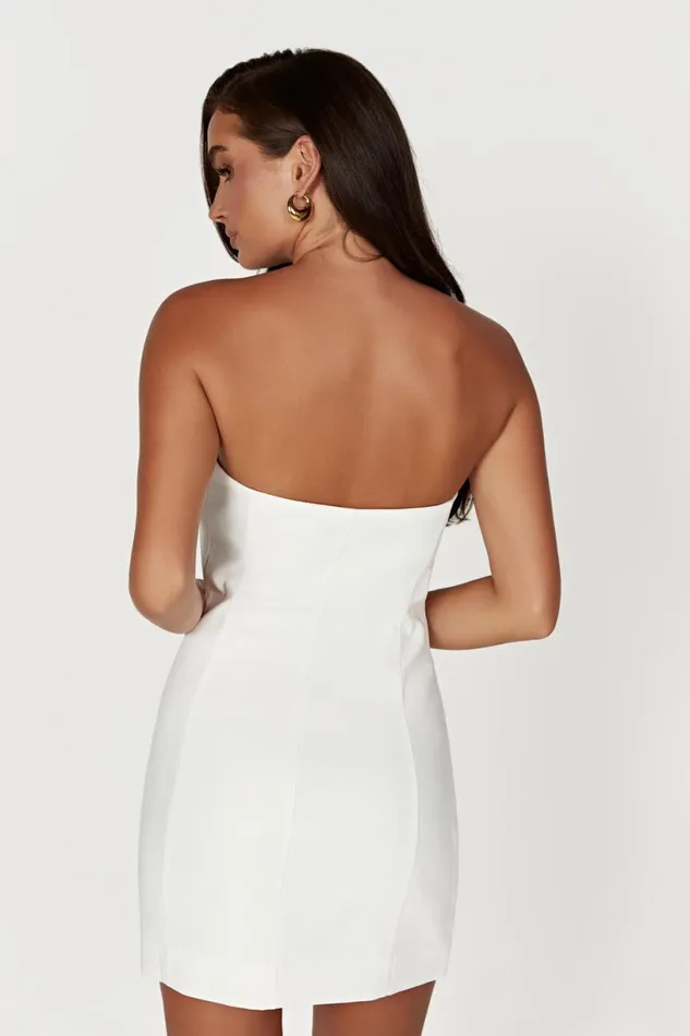 Meshki Mini Dresses Women Brooks Rose Mini Dress 8211 White White