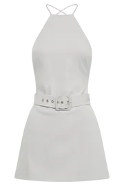 Meshki Mini Dresses Women Diana Suiting Mini Dress 8211 Ice Grey Icegrey
