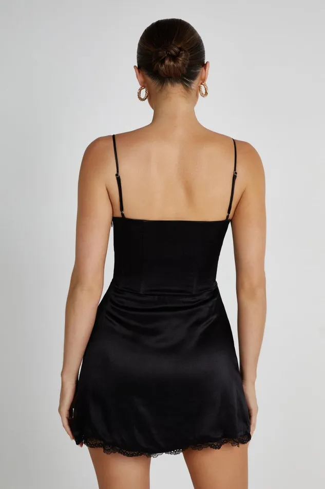 Meshki Mini Dresses Women Kalila Corset Mini Dress 8211 Black Black