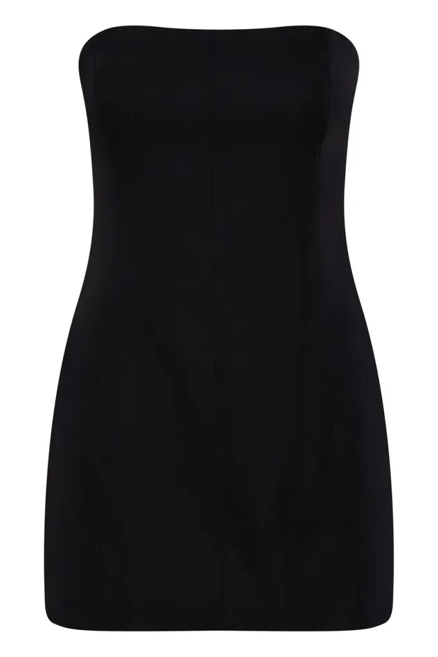 Meshki Mini Dresses Women Maci Crepe Mini Dress 8211 Black Black