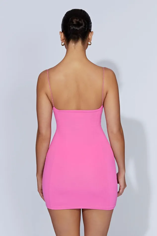 Meshki Mini Dresses Women Misty Contour Mini Dress 8211 Bubblegum Pink Bubblegumpink