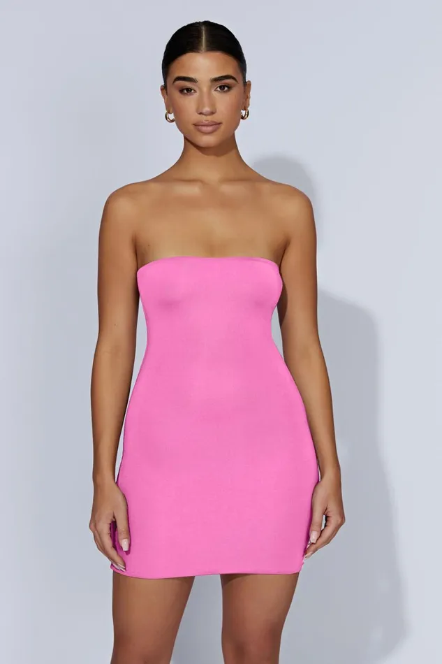 Meshki Mini Dresses Women Stella Strapless Mini Dress 8211 Bubblegum Pink Bubblegumpink Meshki Mini Dresses Women Stella Strapless Mini Dress 8211 Bubblegum Pink Bubblegumpink