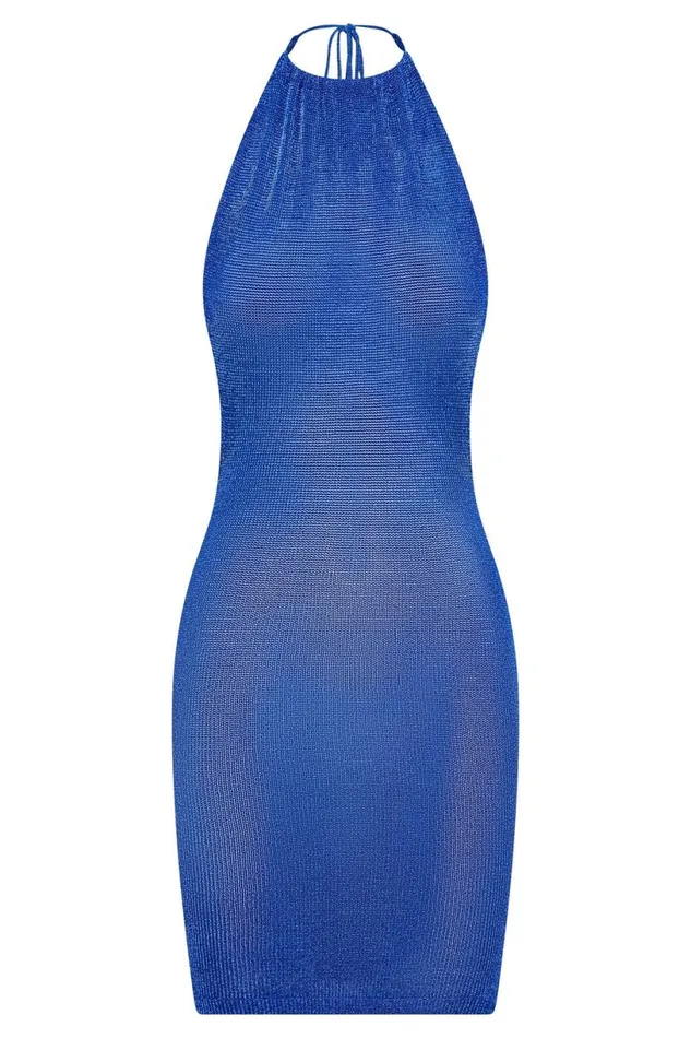 Meshki Mini Dresses Women Tala Halter Neck Mini Dress 8211 Persian Blue Persianblue Meshki Mini Dresses Women Tala Halter Neck Mini Dress 8211 Persian Blue Persianblue