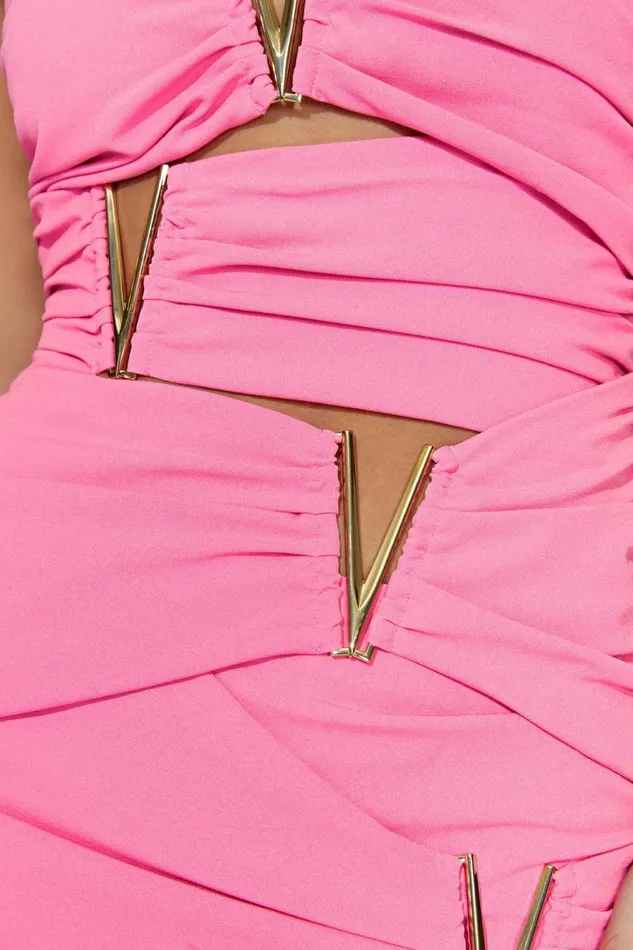 Meshki Mini Dresses Women Victorie VHardware Mini Dress 8211 Bubblegum Pink Bubblegumpink Meshki Mini Dresses Women Victorie VHardware Mini Dress 8211 Bubblegum Pink Bubblegumpink