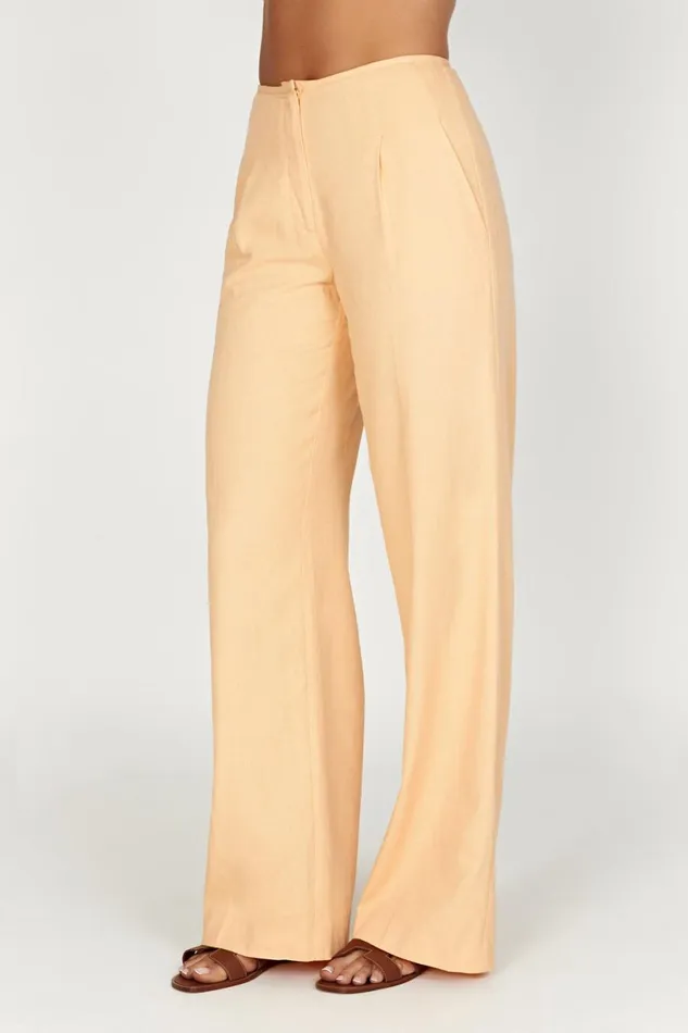 Meshki Pants Women Adina Linen Pant 8211 Mango Mango