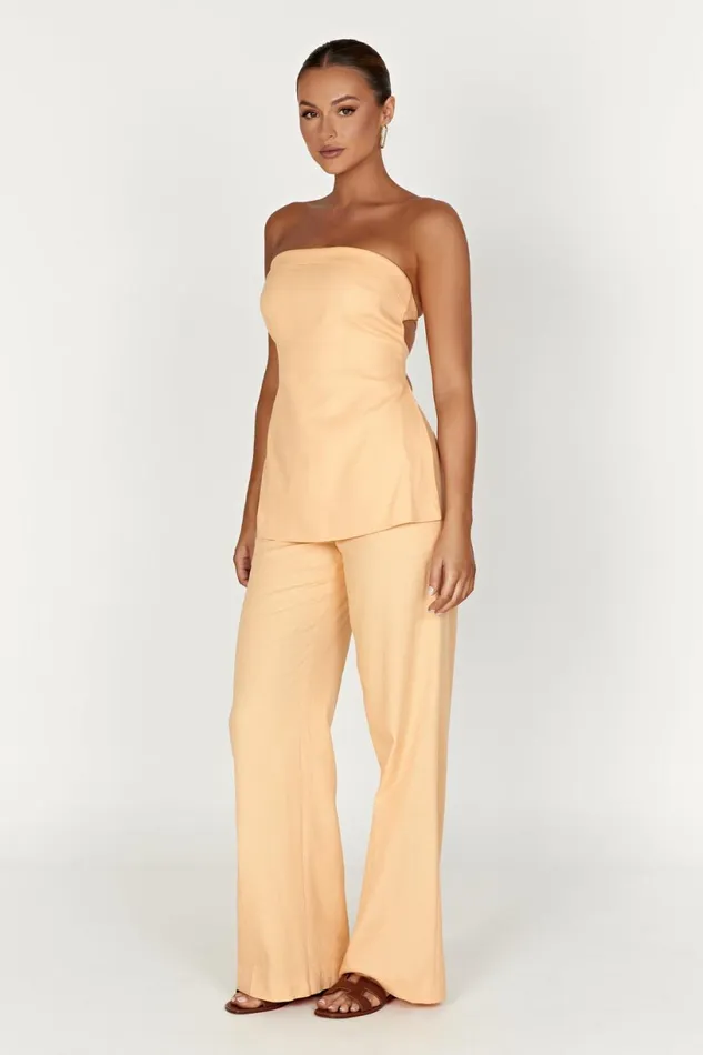 Meshki Pants Women Adina Linen Pant 8211 Mango Mango