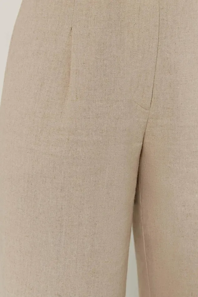 Meshki Pants Women Adina Linen Pant 8211 Natural Natural