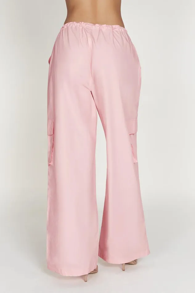 Meshki Pants Women Amara Parachute Pants 8211 Baby Pink Babypink