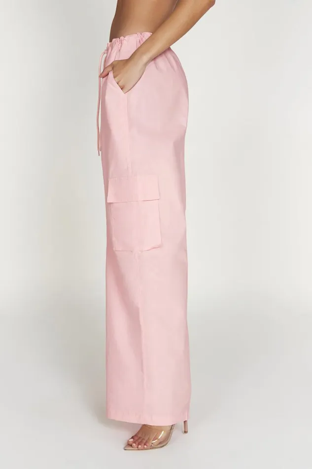 Meshki Pants Women Amara Parachute Pants 8211 Baby Pink Babypink