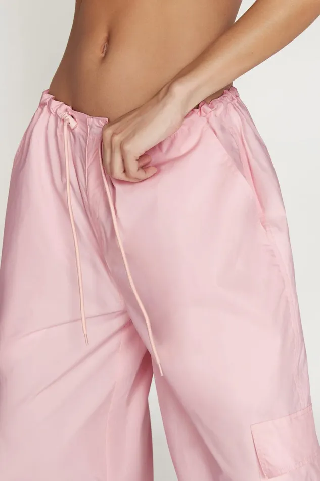 Meshki Pants Women Amara Parachute Pants 8211 Baby Pink Babypink