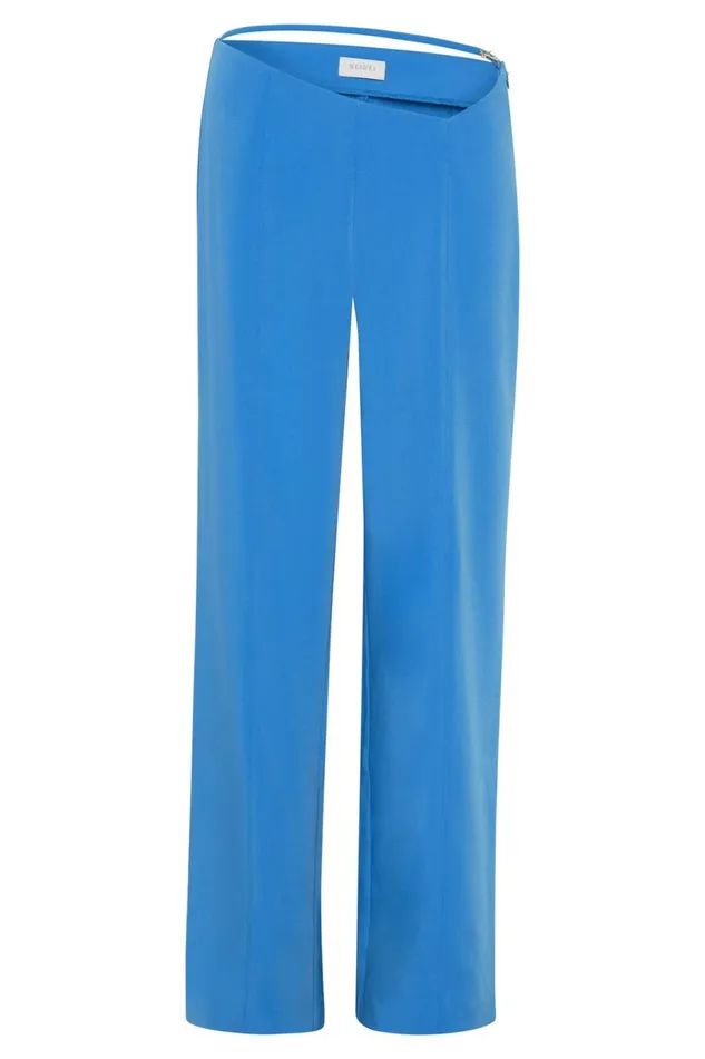 Meshki Pants Women Bahar Mid Rise Wide Leg Strap Pant 8211 Azure Blue Azureblue Meshki Pants Women Bahar Mid Rise Wide Leg Strap Pant 8211 Azure Blue Azureblue